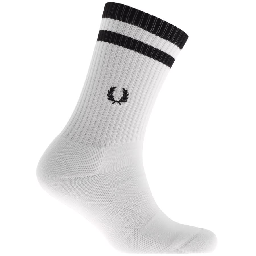 Alternative Image for ProductFred Perry Logo Socks White1